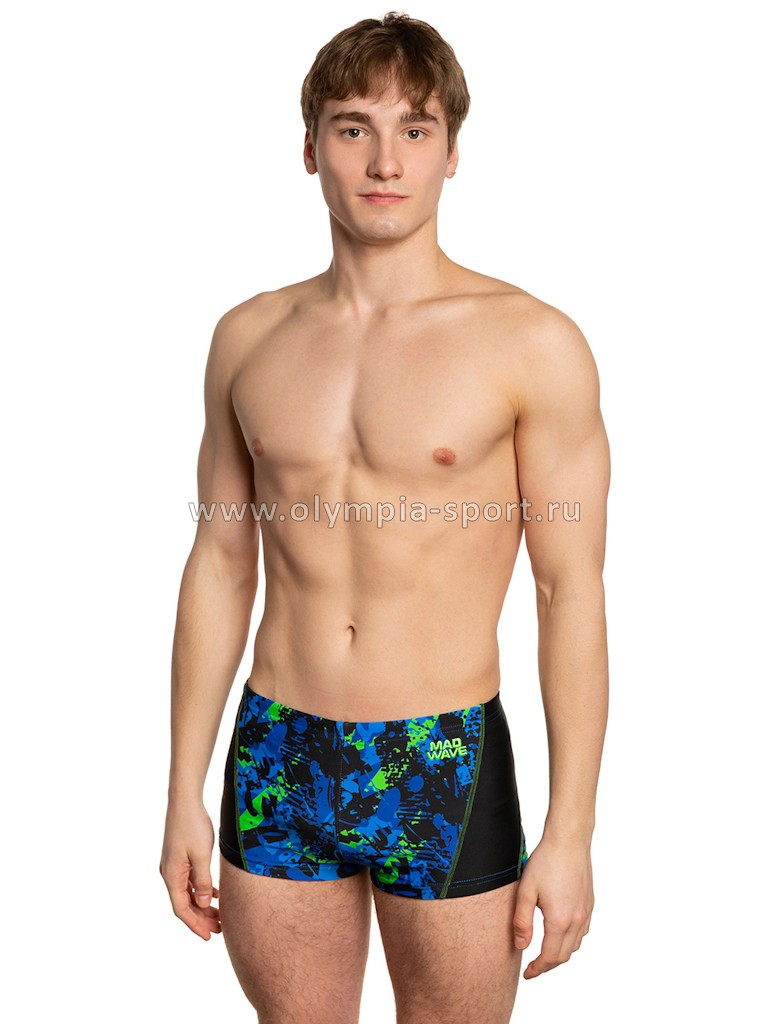 Плавки-шорты Mad Wave Splash Anti-Chlor C0 Blue