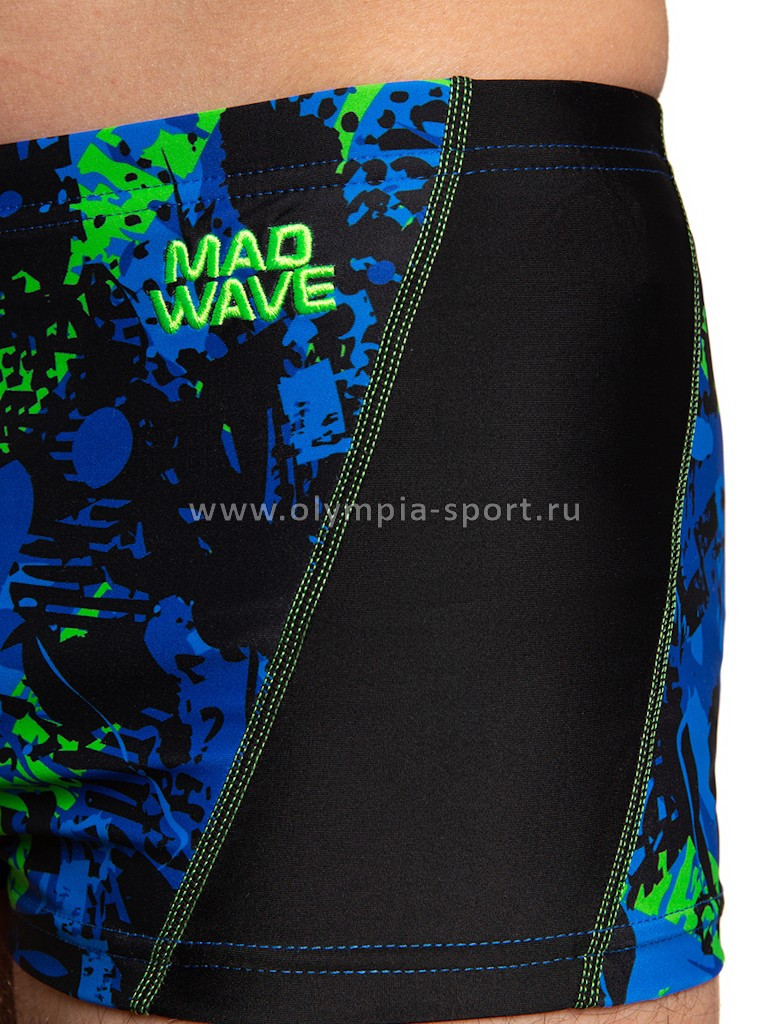 Плавки-шорты Mad Wave Splash Anti-Chlor C0 Blue