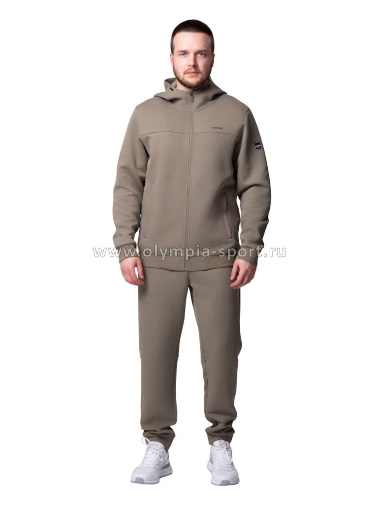 Толстовка мужская Strobbs E2402-24 серо-зеленый