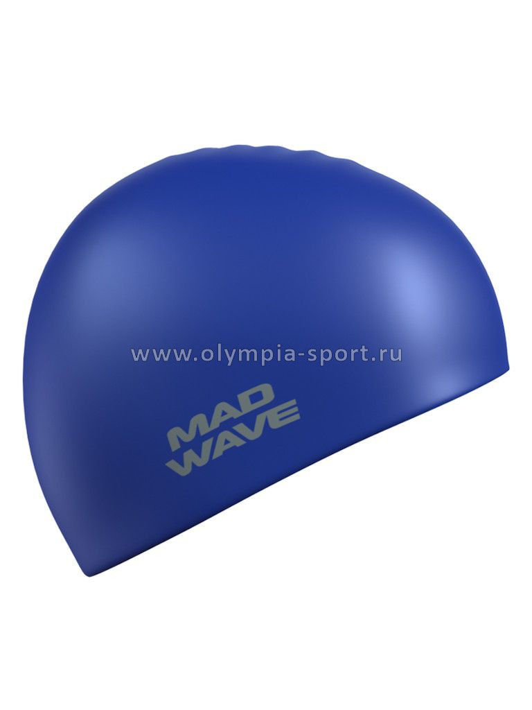 Шапочка для плавания Mad Wave Intensive big, силиконовая