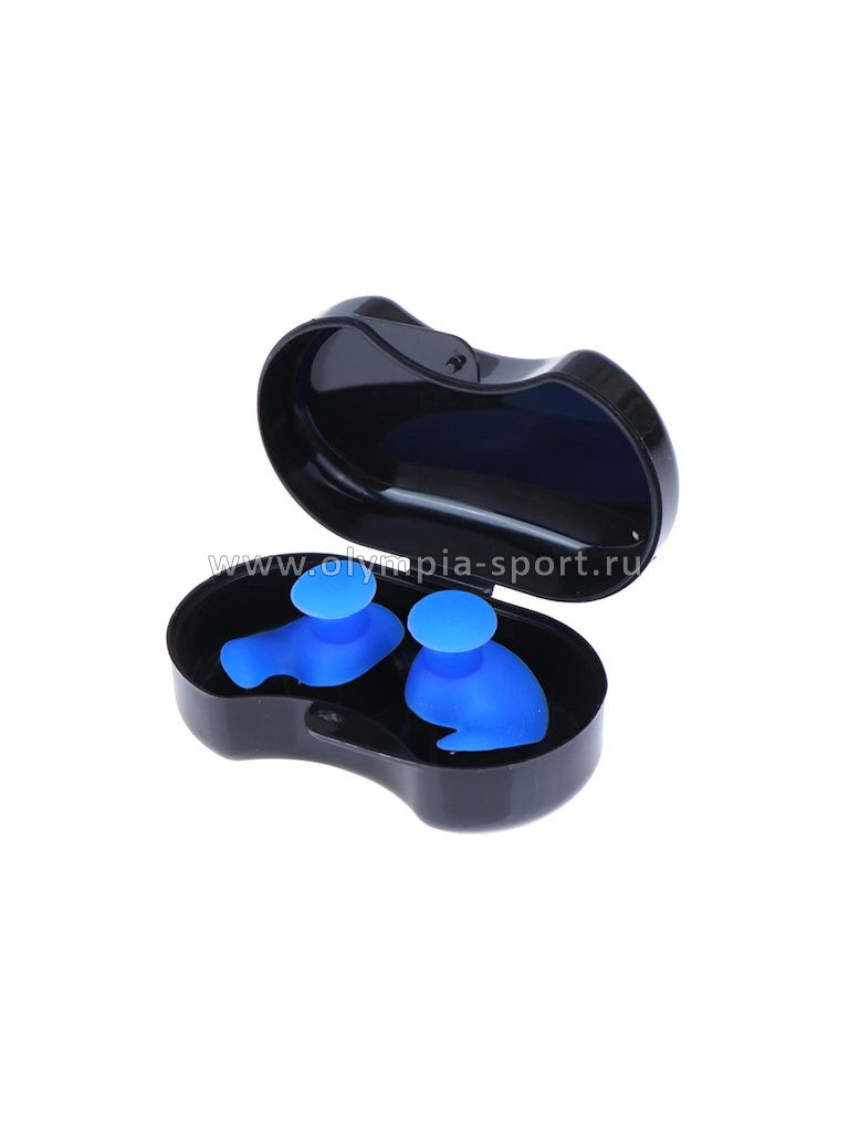 Беруши силиконовые анатомические в боксе SWM-100 E33182 (голубые)