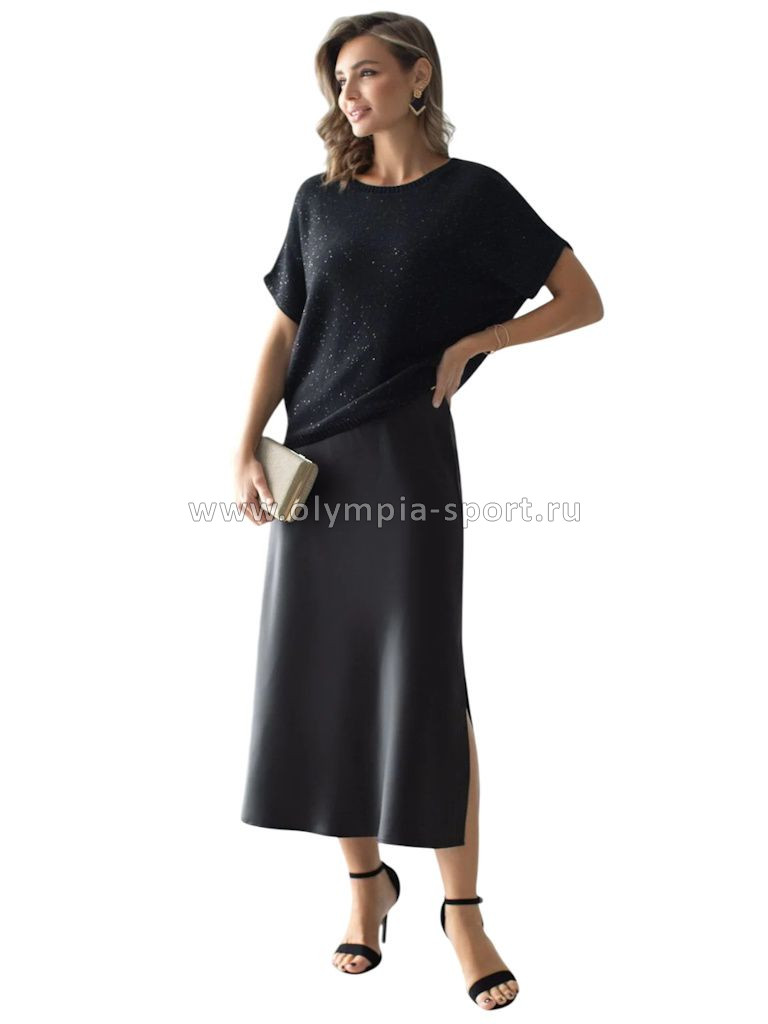 Джемпер женский Vilatte D39.367 черный