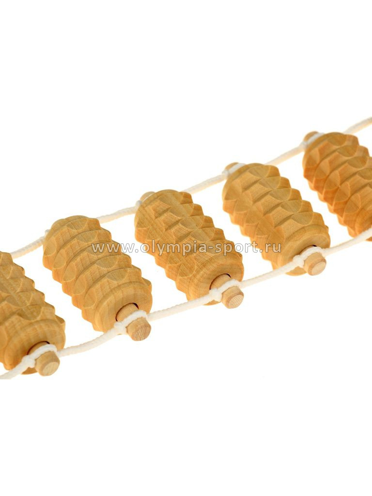 Массажёр деревянный лента (10 звеньев)