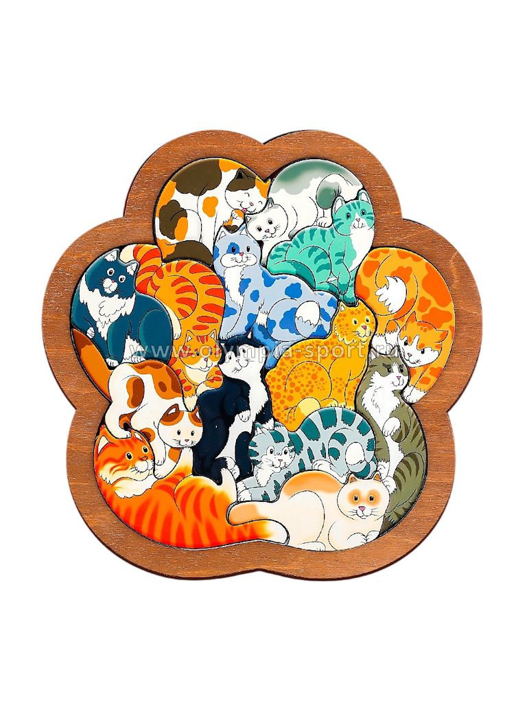 Пазл деревянный 8067/45 Кошки