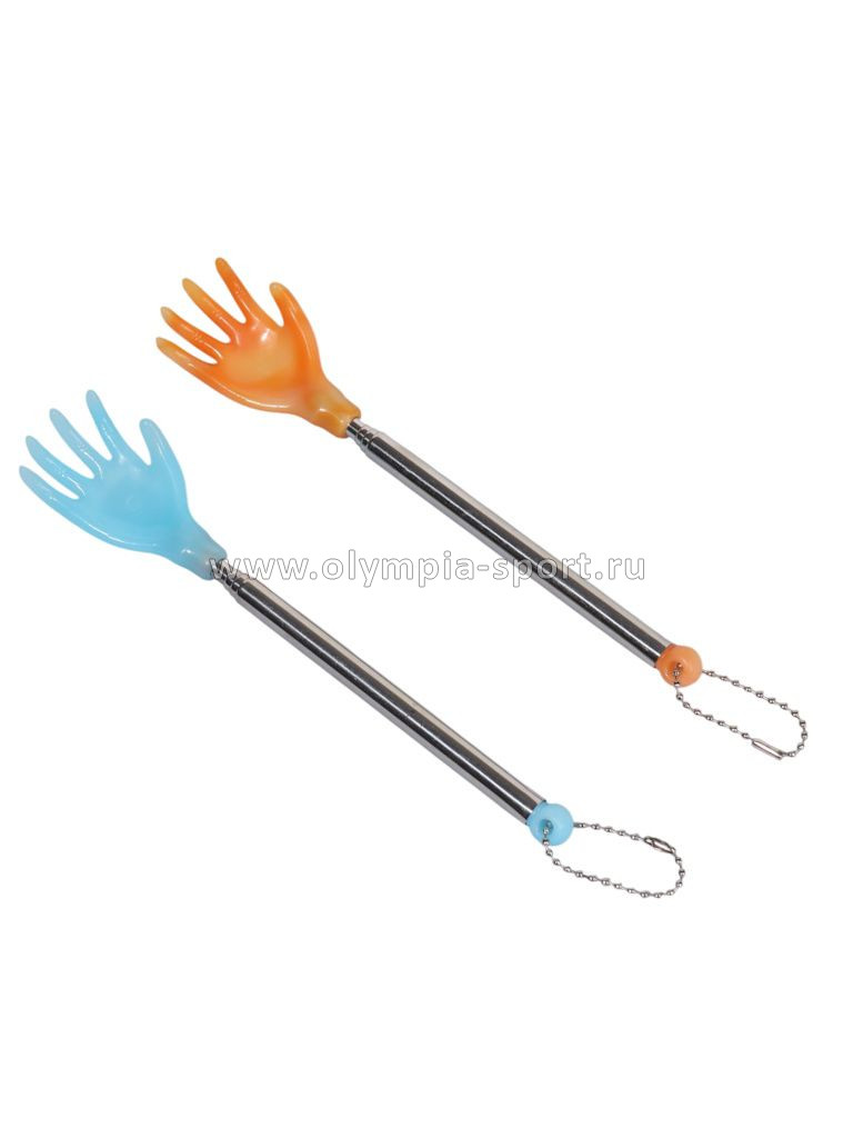 Чесалка телескоп. с цепочкой (18/44*3,5см) OT