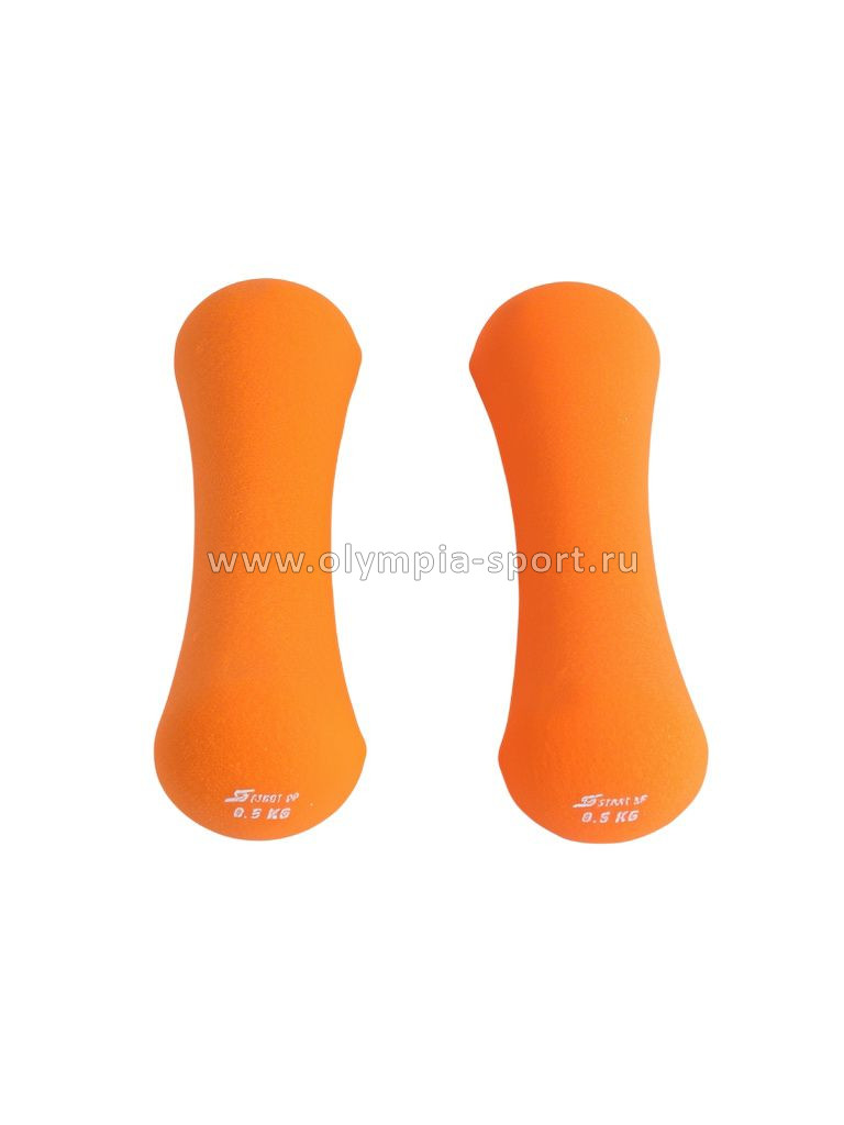 Гантель неопреновая Start Up HD1203 0,5кг оранжевый