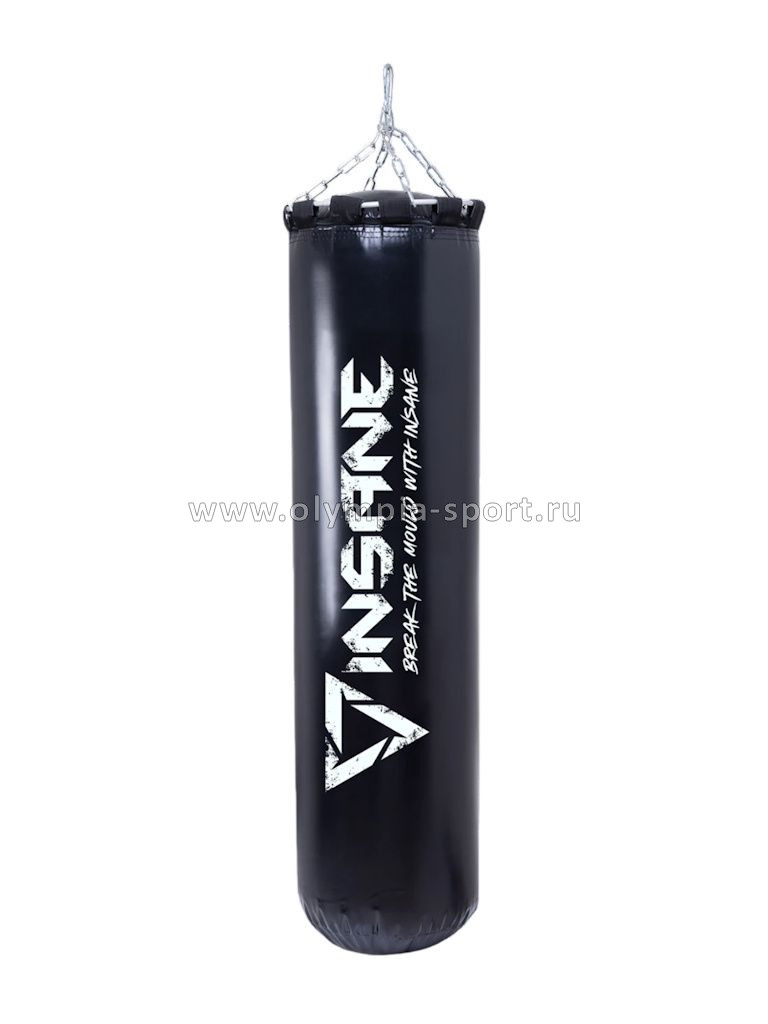 Мешок боксерский Insane (кольцо,цепь) (Ø25, 70см, 25кг) тент, черный